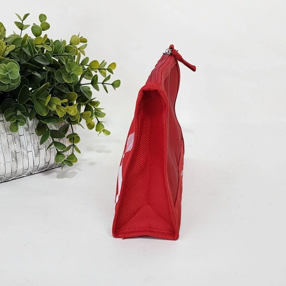 The Body Shop Cosmetic Make-Up Zip Canvas Mesh 7.75
